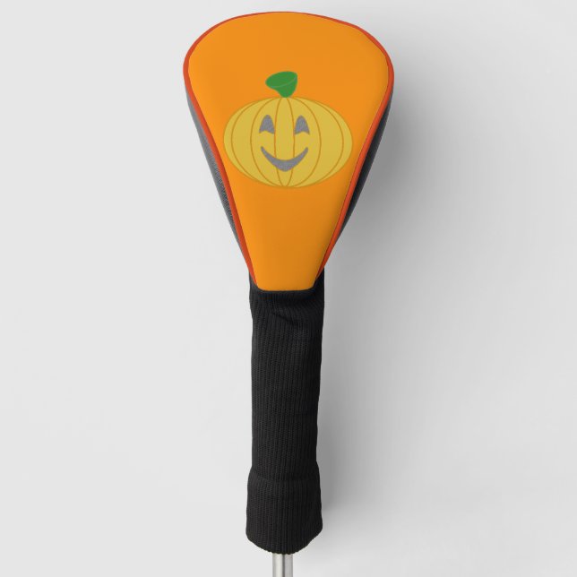Spooky Orange Golf Cover Headcover (Vorderseite)
