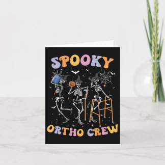 Spooky Ortho Crew Halloween Tanzorthopädie Karte