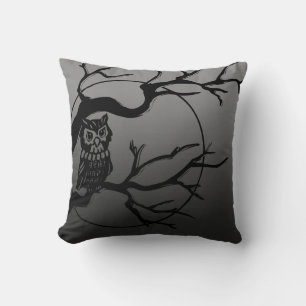 Spooky Owl Kissen