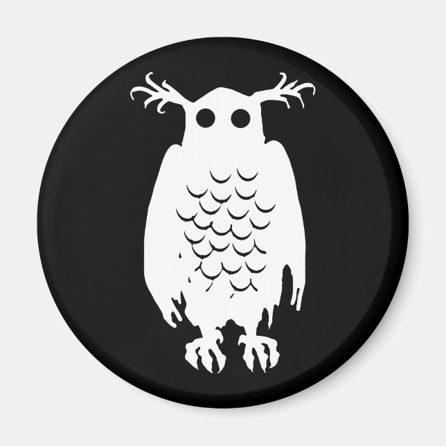 Spooky Owl Magnet (Vorne)