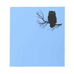 Spooky Owl Notizblock
