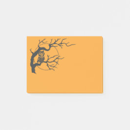 Spooky Owl Pumpkin Halloween Post seine Post-it Klebezettel