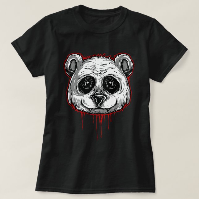 Spooky Panda T-Shirt (Design vorne)