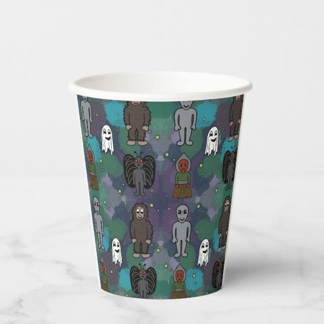 Spooky Paper Plate Pappbecher (Vorderseite)