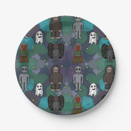 Spooky Paper Plate Pappteller