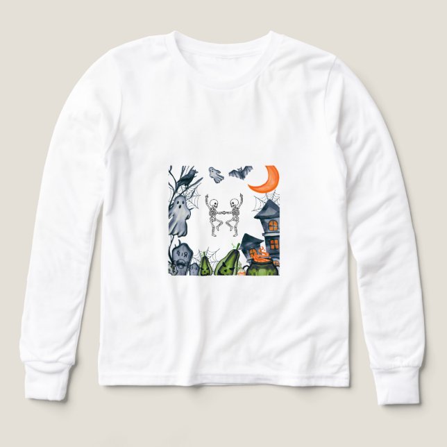 Spooky Party Frame T-Shirt (Design Vorderseite)