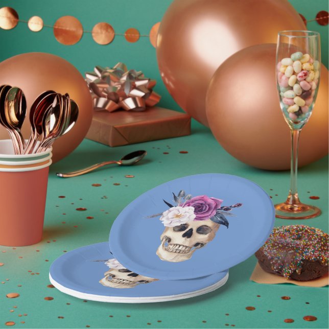Spooky Party Halloween Pappteller (Multi)
