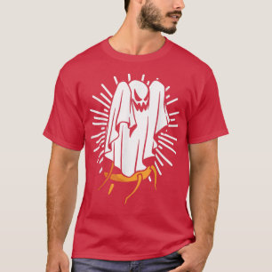 Spooky Phantom Ghost Halloween Kostüm Party 80 T-Shirt