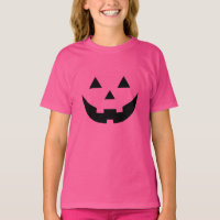 Spooky-pink-schwarze Kürbislaterne Halloween-Kostü