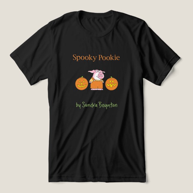 SPOOKY POOKIE von Sandra Boynton Tri-Blend Shirt (Design Vorderseite)