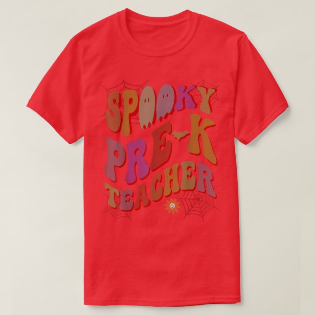SPOOKY PRE-K LEHRER-Kostüm Das ist mein tolles Gew T-Shirt (Design vorne)
