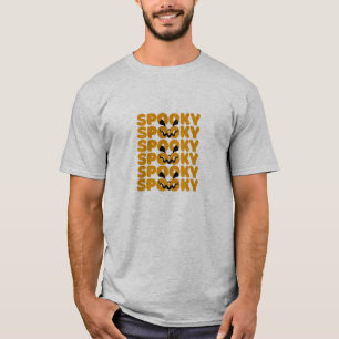 Spooky Pumpkin Halloween T - Shirt Niedlich Fall