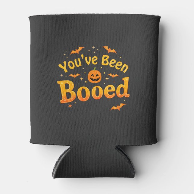 Spooky Pumpkin Halloween wurde dir gebootet Dosenkühler (Vorderseite)