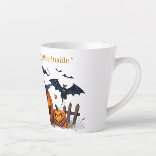 Spooky Pumpkin Magic Mug Milchtasse (Rechts)