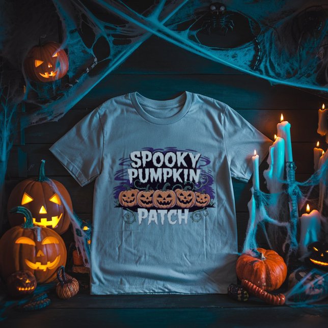 Spooky Pumpkin Patch Halloween-T - Shirt (Von Creator hochgeladen)