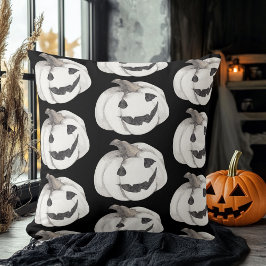 Spooky Pumpkin Pattern | Frohe Halloween Kissen