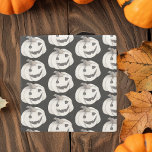 Spooky Pumpkin Pattern | Frohe Halloween Steinuntersetzer<br><div class="desc">Spooky Pumpkin Pattern | Frohe Halloween</div>