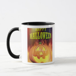 Spooky Pumpkin - Personalisierte Halloween-Tasse Tasse