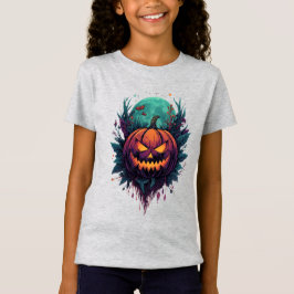 Spooky Pumpkin unter Vollmond T-Shirt