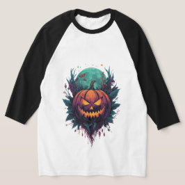 Spooky Pumpkin unter Vollmond T-Shirt