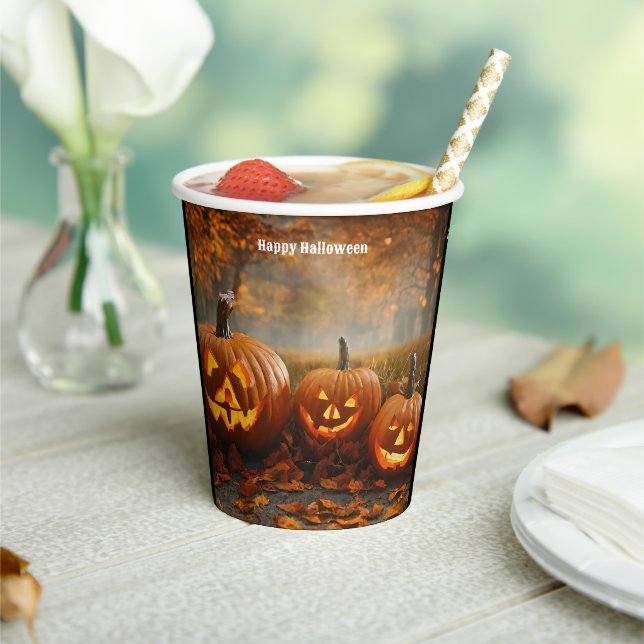 Spooky Pumpkins Family Collection Pappbecher (In Situ)