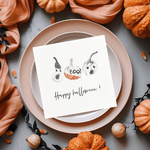 Spooky Pumpkins Party Happy Halloween Serviette