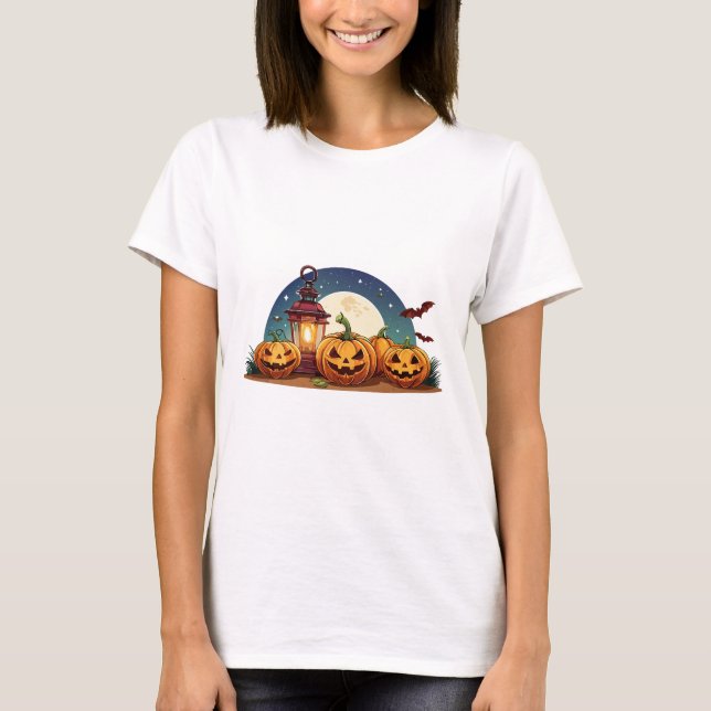 Spooky pumpkins T-Shirt (Vorderseite)