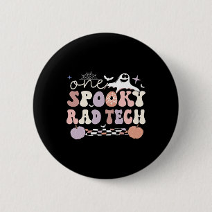 Spooky Radiology Tech Halloween Krass Technologe R Button