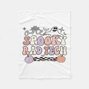 Spooky Radiology Tech Halloween Krass Technologe R Fleecedecke