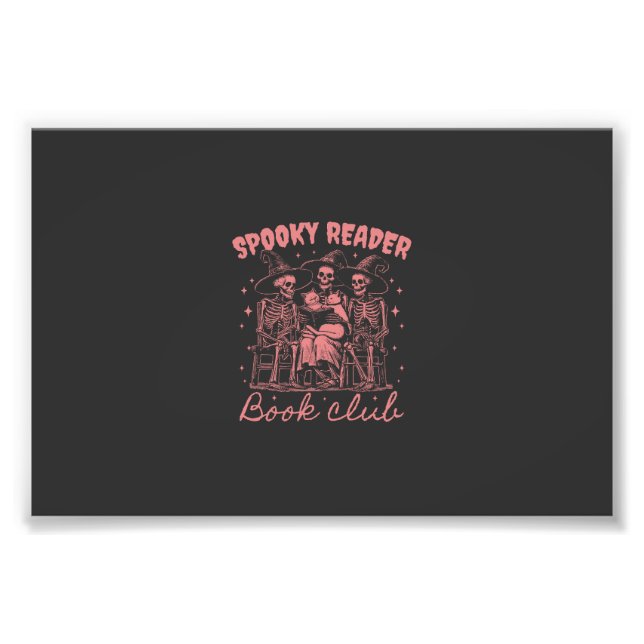 Spooky Reader Buchclub D Rot Fotodruck (Vorne)
