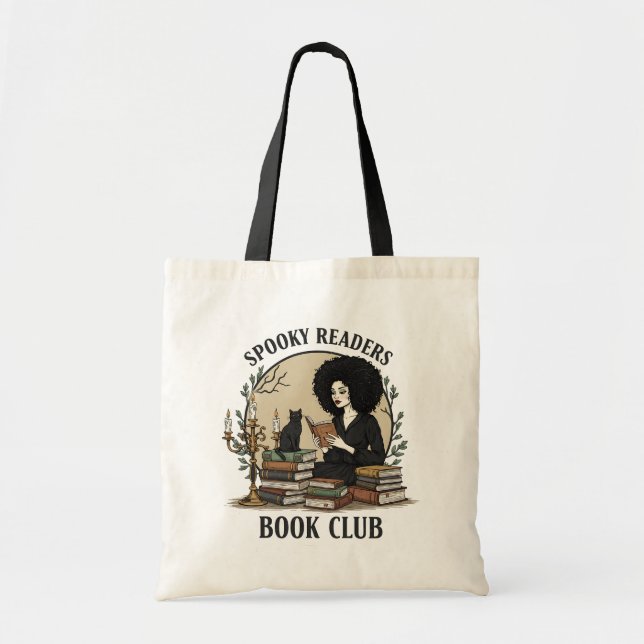 Spooky Readers Book Club Tote Bag  Tragetasche (Vorne)