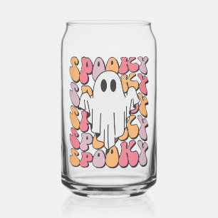 Spooky Retro Ghost Dosenglas