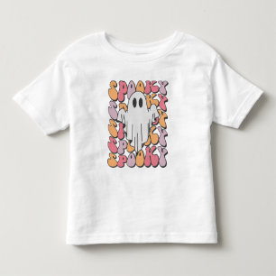 Spooky Retro Ghost Kleinkind T-shirt