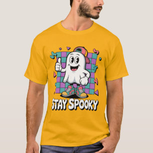 Spooky Retro Ghost T - Shirt bleibe   Vintage Aest