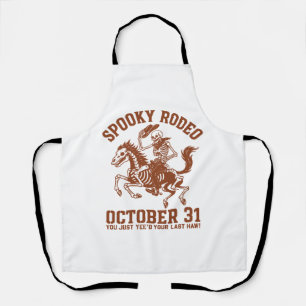 Spooky Rodeo Halloween 31. Oktober Schürze