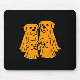 Spooky Rottweiler Halloween Gastfamilie Funny Dog Mousepad