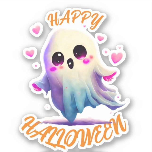 Spooky Saisonaufkleber, lustige Geschenkaufkleber, Aufkleber (Vorderseite)