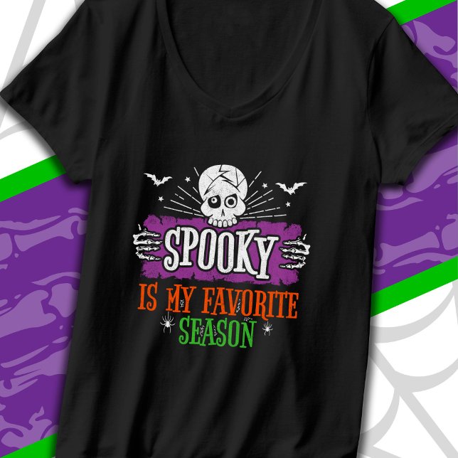 Spooky Season Beängstigend Skeleton Fledermäuse Ha T-Shirt (Von Creator hochgeladen)