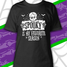 Spooky Season Beängstigend Skeleton Fledermäuse Ha T-Shirt