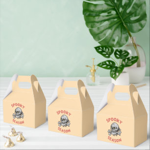 Spooky Season Beängstigend Skull Halloween Geschenkschachtel