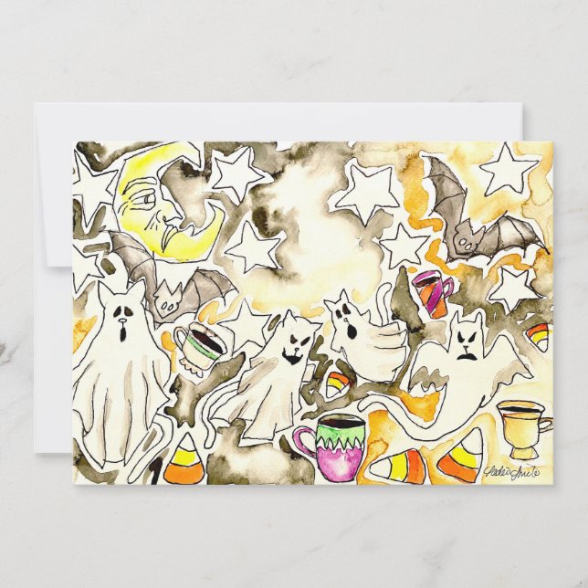 Spooky Season Card Feiertagskarte (Vorderseite)