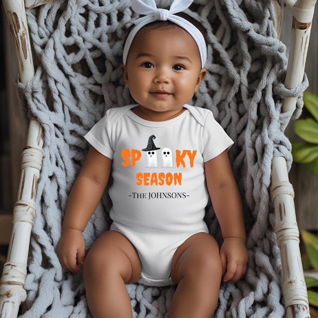 Spooky Season - erstes Halloween-Outfit Baby Strampler (Von Creator hochgeladen)