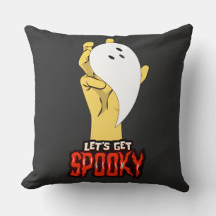 Spooky Season Ghost Hand Halloween Kissen