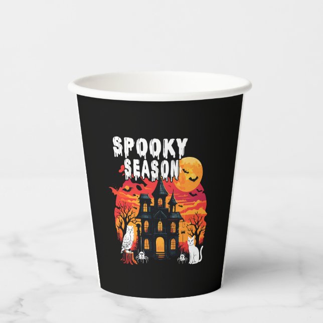 Spooky Season Halloween (2) Pappbecher (Vorderseite)