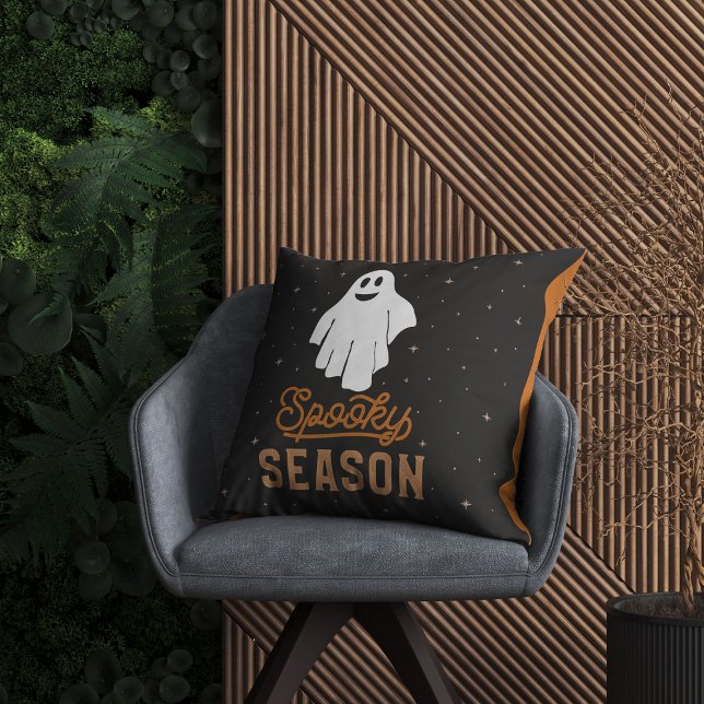 Spooky Season Halloween Ghost Pillow Kissen (Von Creator hochgeladen)