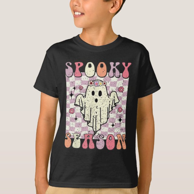 Spooky Season Halloween-Kostüm T-Shirt (Vorderseite)