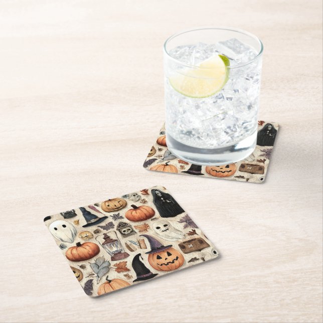 Spooky Season - Halloween Paper Untersetzer (Vor Ort)