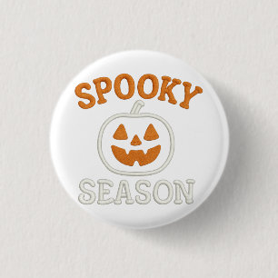 Spooky Season Halloween Pumpkin Patch Button