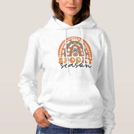 Spooky Season Halloween Rainbow Fall Hoodie