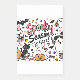Spooky Season Is Here Halloween Whiteboard Doodle Post-it Klebezettel
